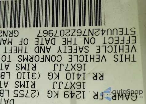 2006 Toyota Tacoma Base V6 из США, поврежденный, VIN 5TEUU42N76Z207967